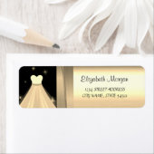 Elegant Chic Luxury, Faux Gold, Dress Etiket (Insitu)