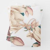 Elegant chic Magnolia flower Inpakpapier Vel (In situ)