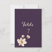 Elegant Chic Magnolia Table Kaart (Voorkant)