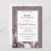 Elegant Chic Magnolia Vrijgezellenfeest Kaart (Voorkant)