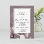 Elegant Chic Magnolia Vrijgezellenfeest Kaart (Staand voorkant)