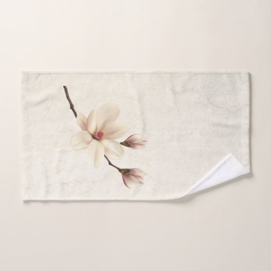Elegant Chic Magnolias Bad Handdoek (Handdoek)