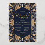 Elegant chic marvy en real gold folie repetitie folie uitnodiging<br><div class="desc">Elegant chic navy en echte gouden folie repetities Als het op je trouwdag aankomt, is er niets mis met het inbrengen van een beetje brokken. U kunt een begin op dat krijgen door de toon met uw uitnodigingsreeks te plaatsen. Een grote manier om wat shine aan uw trouwuitnodigingen toe te...</div>