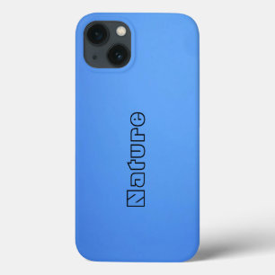 Elegant Chic Natuur Blue Sky iPhone 13 Hoesjes