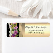 Elegant Chic, Nepgoud, Zwart, Bloemen Etiket (Insitu)