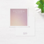 Elegant Chic Ombre-Kaart voor oormerking Vierkante Visitekaartjes (Bureau)