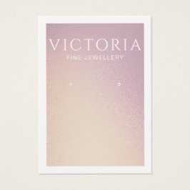 Elegant Chic Ombre-Kaart voor oormerking Visitekaartje