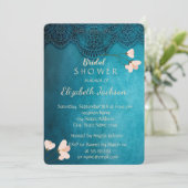 Elegant Chic Ornament Floral Vrijgezellenfeest Kaart (Staand voorkant)