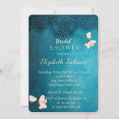 Elegant Chic Ornament Floral Vrijgezellenfeest Kaart (Voorkant)