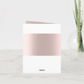 Elegant Chic Paars Black Flowery Pattern Notitiekaartje (Achterkant)