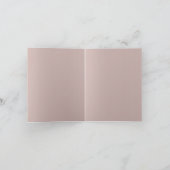 Elegant Chic Paars Black Flowery Pattern Notitiekaartje (Binnen)