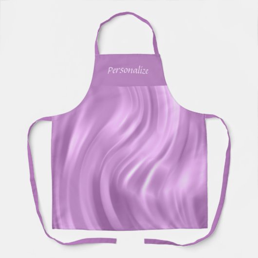 Elegant Chic Paars Lavender Swirl Patroon Schort (Voorkant)