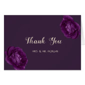 Elegant Chic Paarse Rozen (Voorkant Horizontaal)