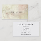 Elegant chic Patroon professioneel visitekaartje (Voorkant / Achterkant)