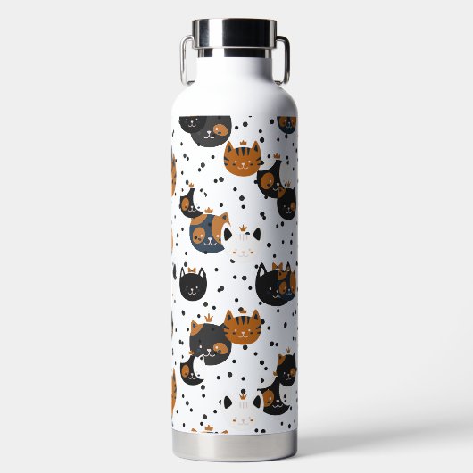 Elegant Chic Pattern Water Flacon Waterfles (Voorkant)