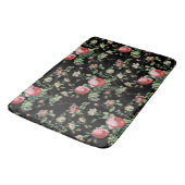 Elegant Chic  Pink Rose Floral Bath Mat (Gekanteld)