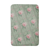 Elegant Chic  Pink Rose Flowers Badmat (Voorkant Verticaal)