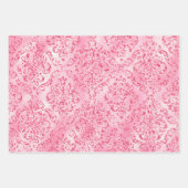Elegant Chic Pink Sparkles Glitter Feminine Inpakpapier Vel (Voorkant)
