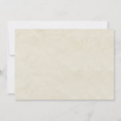 Elegant Chic  Retro Classy Modern Wedding Kaart (Achterkant)