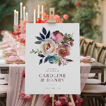 Elegant Chic Romantic Roos Wedding Sign Poster<br><div class="desc">Elegant Chic Romantisch Roos Trouwbord - een perfecte manier om gasten te verwelkomen op uw bruiloft! Beschikbaar in directe download!</div>