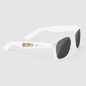 Elegant Chic Roos Monogram Zonnebrillen (Rechts)