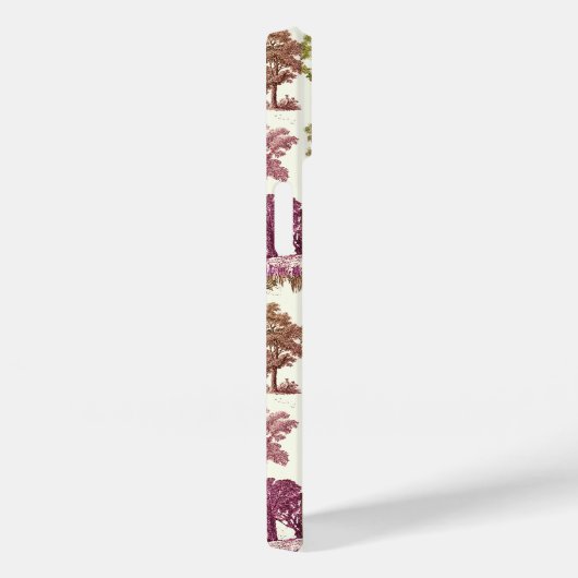 Elegant  Chic Roze Goud Paard Toile Case-Mate iPhone Case (Achterkant / Rechts)