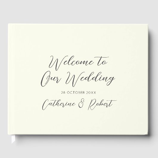 Elegant  Chic Roze Paard Toile Bruiloft Gastenboek (Voorkant)