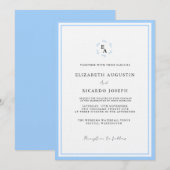 Elegant & Chic Script   Trouwen  Kaart (Voorkant / Achterkant)