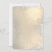 Elegant Chic Shiny, Bride Dress Vrijgezellenfeest Kaart (Achterkant)