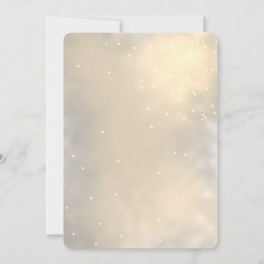 Elegant Chic Shiny, Bride Dress Vrijgezellenfeest Kaart (Achterkant)