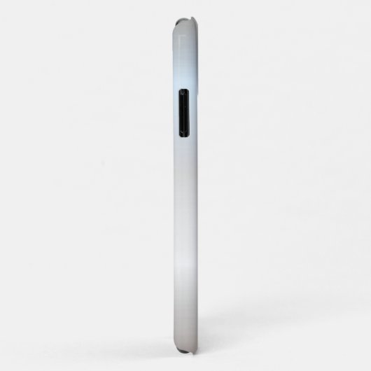 Elegant Chic Silver Glitter-schijven Case-Mate iPhone Case (Achterkant/rechts)