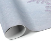 Elegant Chic Silver Snowflakes Holiday Cadeaupapier (Rol Hoek)