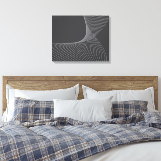 Elegant, chic, simple, modern graphic pattern art canvas afdruk (Insitu (Slaapkamer))