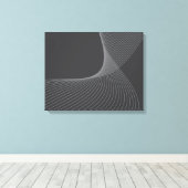 Elegant, chic, simple, modern graphic pattern art canvas afdruk (Insitu (Houten vloer))