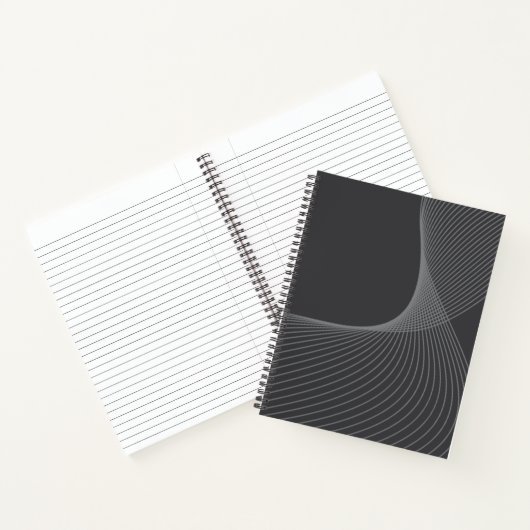 Elegant, chic, simple, modern graphic pattern art notitieboek (Binnen)