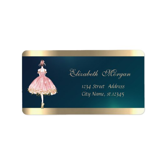 Elegant Chic Sophisticated, Ballerina Green Etiket (Voorkant)