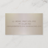 Elegant Chic Sophisticated, Lace Visitekaartje (Achterkant)