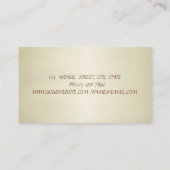 Elegant Chic, Stripes - Kleine diamant - Glittery  Visitekaartje (Achterkant)