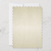 Elegant Chic Stylish, Bride Dress Vrijgezellenfees Kaart (Achterkant)