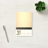 Elegant Chic Stylish Girly, Faux Gold, High Heel Post-it® Notes (Kantoor)