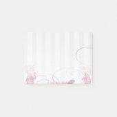 Elegant Chic Stylish Girly, Flamingos, Pineappel Post-it® Notes (Voorkant)
