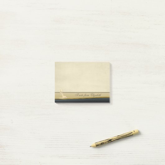 Elegant Chic Stylish Girly , high Heel Post-it® Notes (Op bureau)