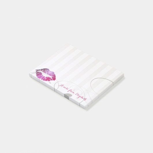 Elegant Chic Stylish Girly, Lips Post-it® Notes (Schuin)