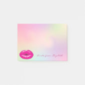 Elegant Chic Stylish Girly Ombre Lips Post-it® Notes (Voorkant)