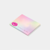 Elegant Chic Stylish Girly Ombre Lips Post-it® Notes (Schuin)