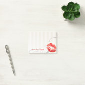Elegant Chic Stylish Girly, Red Lips Post-it® Notes (Kantoor)