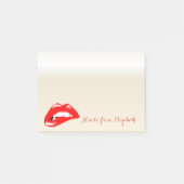Elegant Chic Stylish Girly, Red Lips Post-it® Notes (Voorkant)