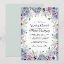 Elegant Chic Succulent Florals Wedding