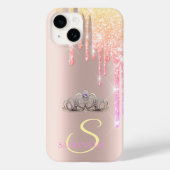 Elegant Chic Tiara Cool Glitter Drivers Case-Mate iPhone Case (Achterkant)