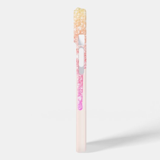 Elegant Chic Tiara Cool Glitter Drivers Case-Mate iPhone Case (Achterkant / Links)